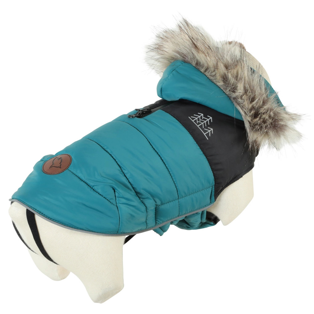 ZOLUX New Mountain Kurtka Puchowa dla Psa Niebieska 50cm Cocker Beagle L XL